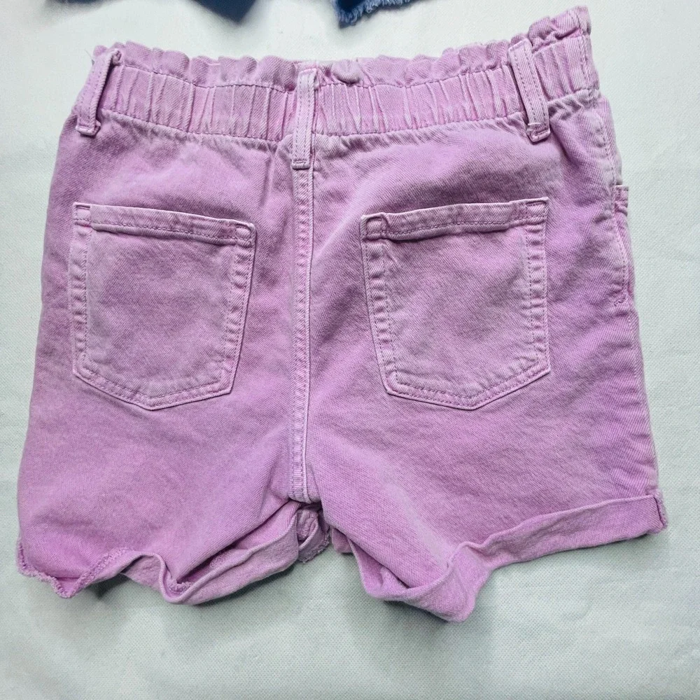 Gap & Cat & Jack Girls Shorts Lot‎ 2 Pairs Size 14 Ombre Pink Green Summer Denim
